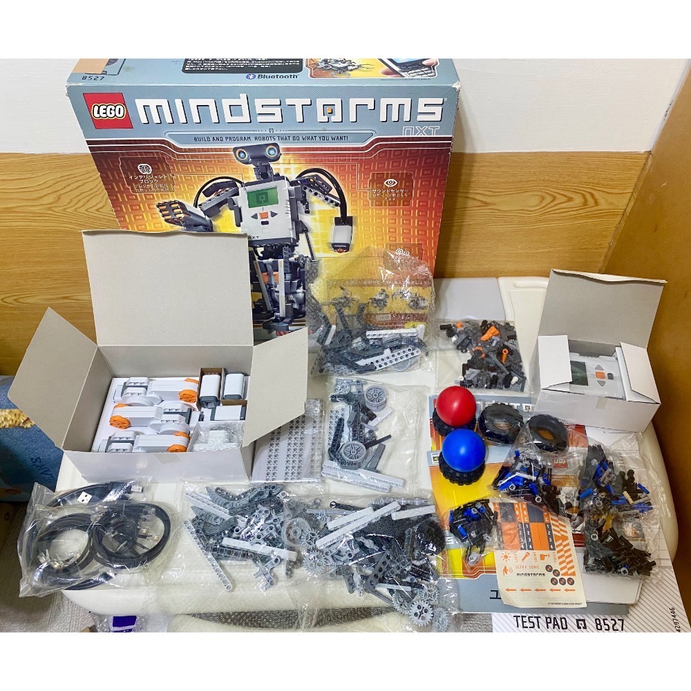 [步步高］拆檢全新 LEGO MINDSTORMS NXT 8527 （內容物全新）-細節圖3
