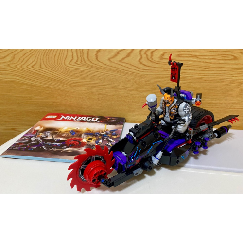 ［步步高］稀有已組展品樂高lego 70642 僅奇羅和戰車（有書無盒，含奇羅背包武器，實物如圖）