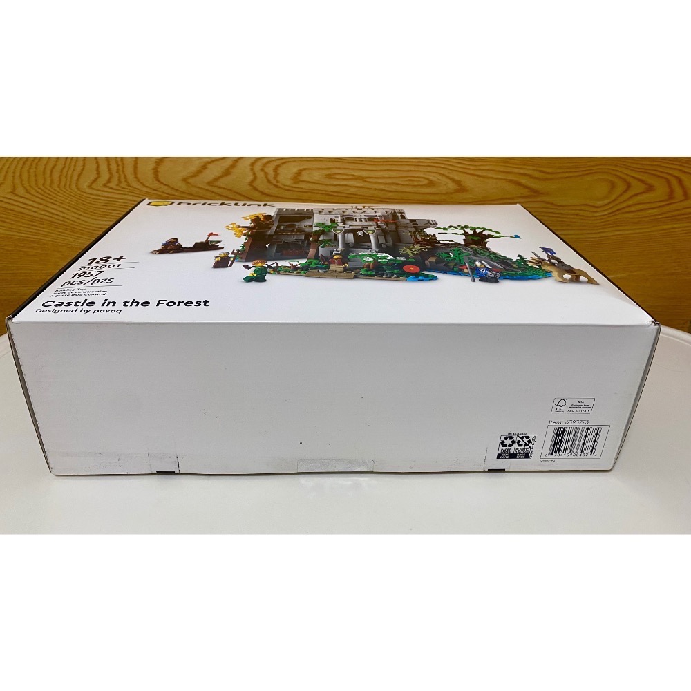 [步步高］稀有全新未拆限量Lego 910001 BrickLink 森林城堡(微痕盒實物如圖）-細節圖2