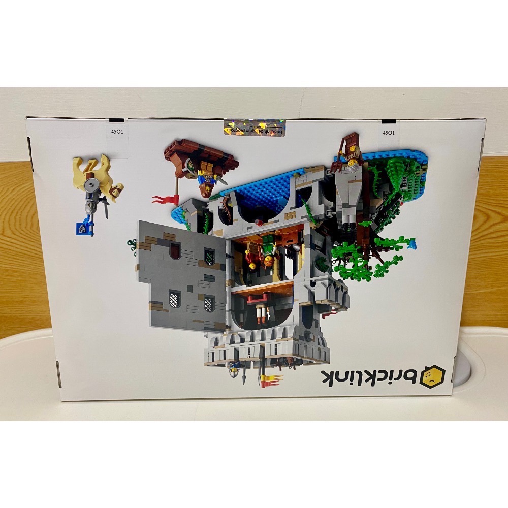 [步步高］稀有全新未拆限量Lego 910001 BrickLink 森林城堡(微痕盒實物如圖）-細節圖4