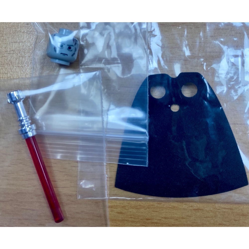 ［步步高］已拆LEGO 4547551 電鍍 達斯維達 黑武士 sw0218 稀有十週年限定（已拆、無原袋）-細節圖8