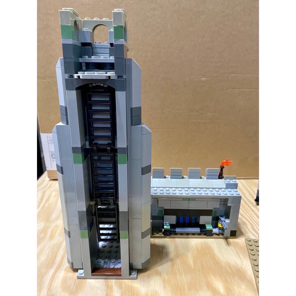 ［步步高］已組「拆賣場景」樂高lego 9474 聖盔谷之戰（無盒書貼紙，無人偶，微缺實物如圖）-細節圖4