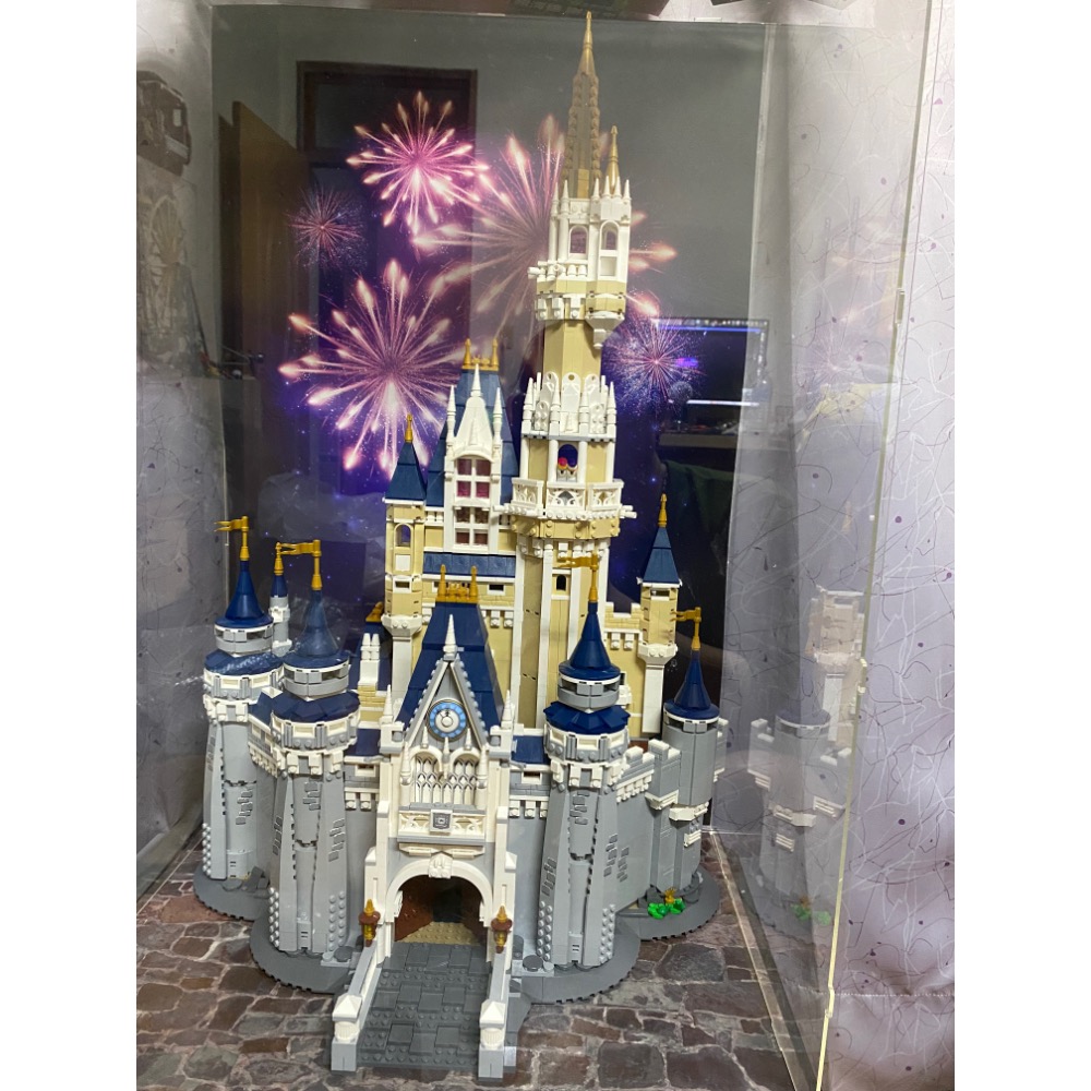 [步步高］已組展品（拆賣場景）樂高 lego 71040 絕版經典迪士尼一代城堡（有盒有書，無人偶）-細節圖3