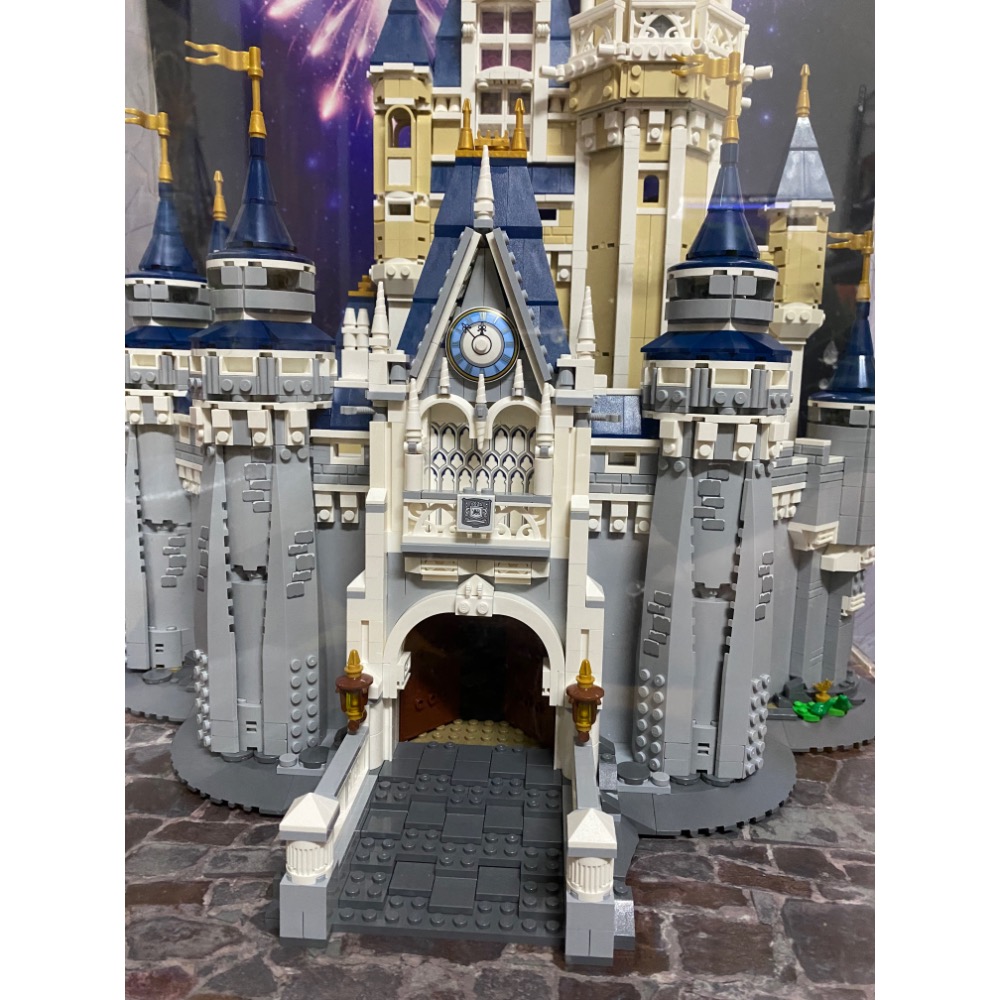 [步步高］已組展品（拆賣場景）樂高 lego 71040 絕版經典迪士尼一代城堡（有盒有書，無人偶）-細節圖4
