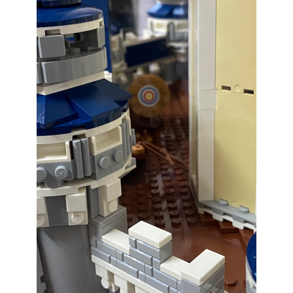 [步步高］已組展品（拆賣場景）樂高 lego 71040 絕版經典迪士尼一代城堡（有盒有書，無人偶）-細節圖5
