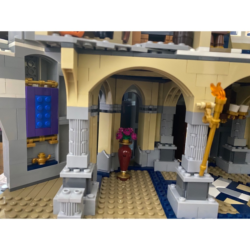 [步步高］已組展品（拆賣場景）樂高 lego 71040 絕版經典迪士尼一代城堡（有盒有書，無人偶）-細節圖7