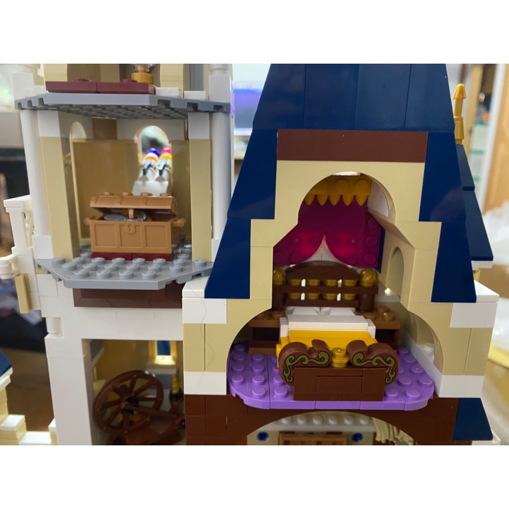 [步步高］已組展品（拆賣場景）樂高 lego 71040 絕版經典迪士尼一代城堡（有盒有書，無人偶）-細節圖11
