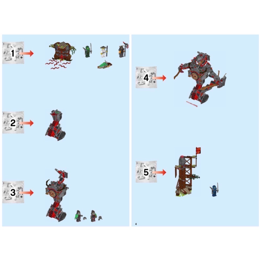 ［步步高］LEGO 70626 樂高 旋風忍者 末日機械毒蛇（ 無盒 無書 無貼紙）其餘全新未拆袋（含雙子）-細節圖5