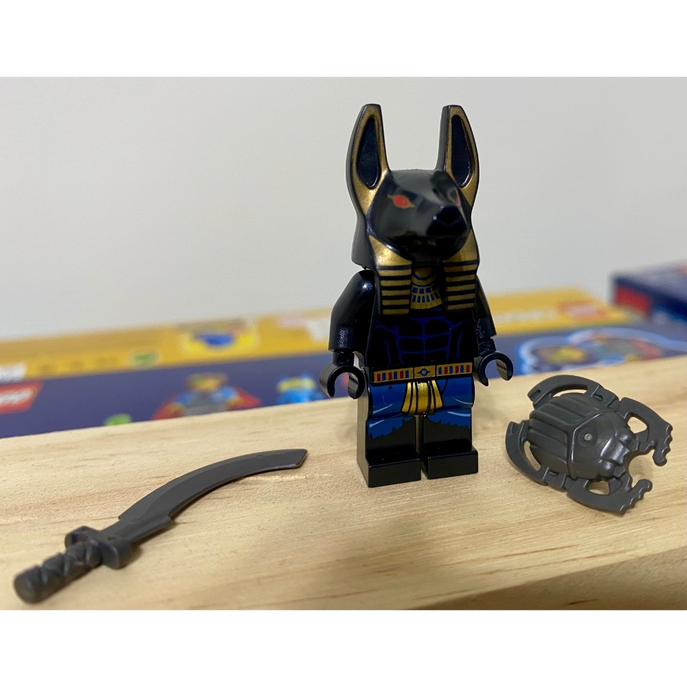 ［步步高］展品樂高lego 7327 阿努比斯（成色近新品）（含甲蟲盾彎刀）（手腳緊實）-細節圖2