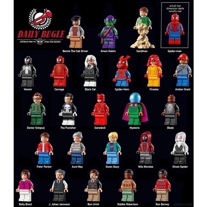 ［步步高］展品樂高lego 76178 號角日報全人偶25只（含配件如圖）-細節圖6
