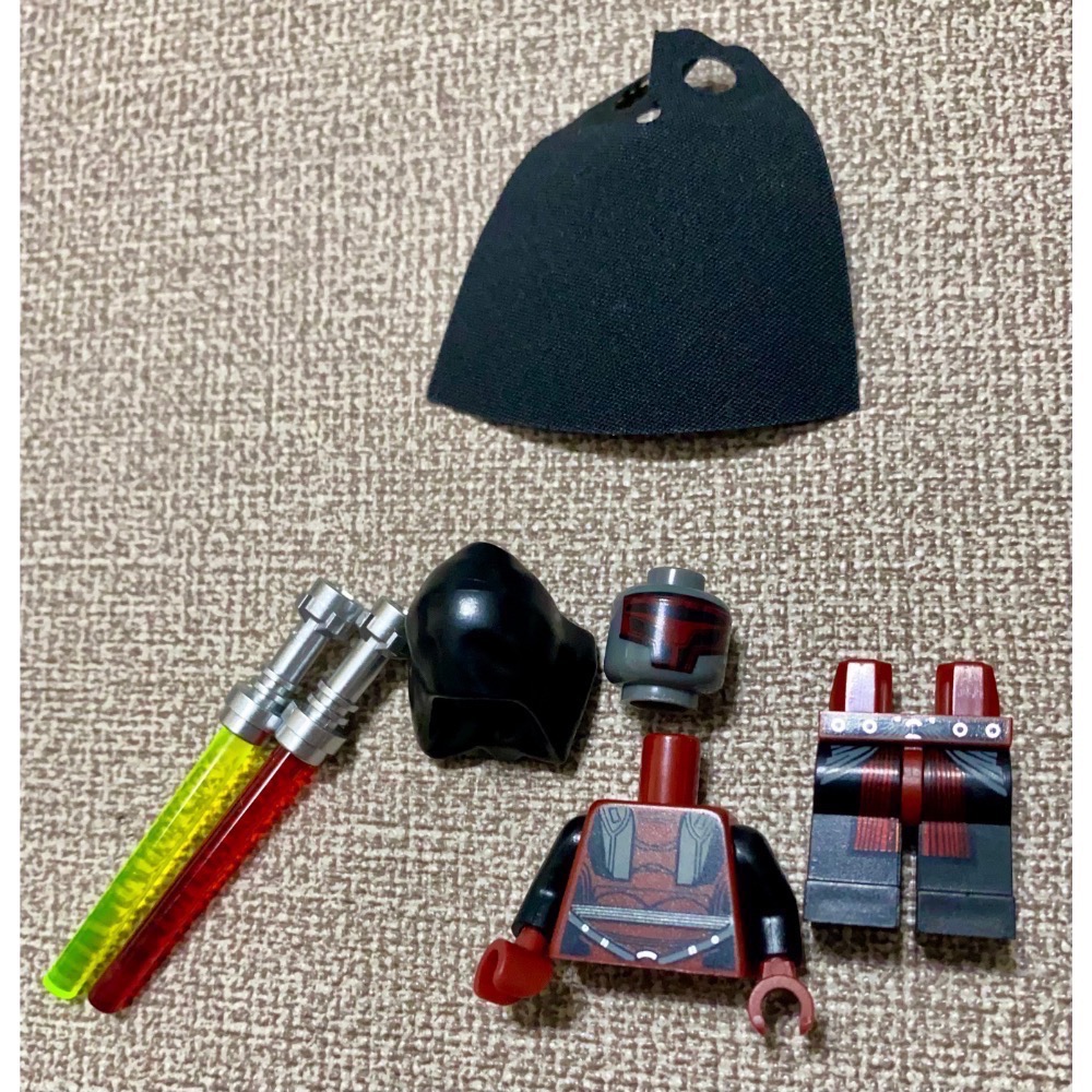 ［步步高］近新拆解入袋樂高lego 5002123 達斯·瑞文sw0547（近新拆解入袋）含武器（無原外袋）-細節圖3