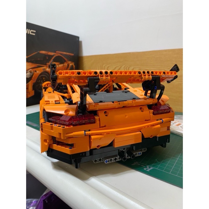 ［步步高］已組樂高 Lego  42056  旗艦超跑 保時捷911（有書有外彩盒）-細節圖3