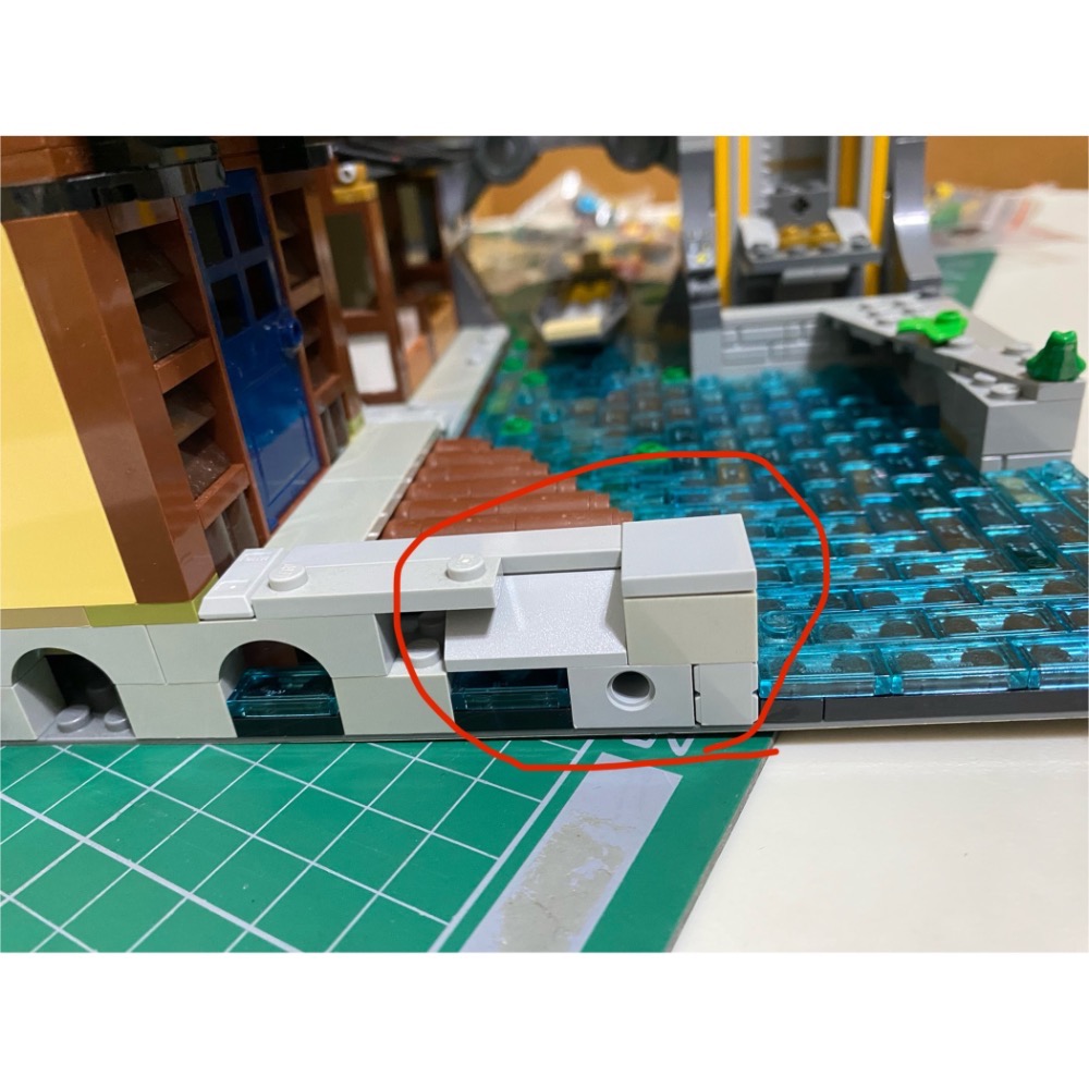 ［步步高］代售展品已組樂高LEGO 70620 忍者城（無盒書，有缺如圖）（人偶齊）-細節圖9