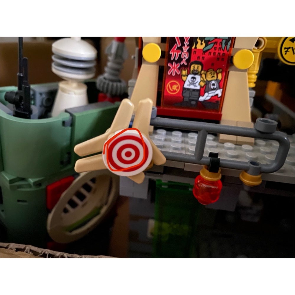 ［步步高］代售展品已組樂高LEGO 70620 忍者城（無盒書，有缺如圖）（人偶齊）-細節圖7