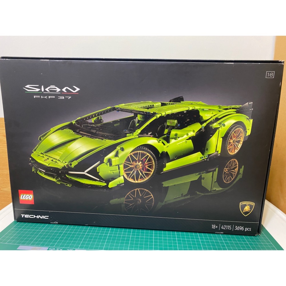 ［步步高］全新開盒樂高LEGO 42115 藍寶堅尼（已開膠帶，但內盒全新未拆封有原箱）需其他細圖可私-細節圖2