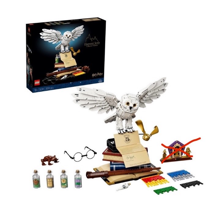 ［步步高］逆拆解僅樂高LEGO 76391 大嘿美場景（無人偶及站台、有盒書、無缺有餘件）-細節圖2