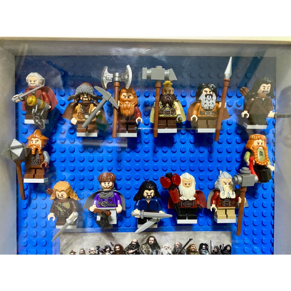［步步高］展品lego 樂高魔戒13矮人（含展示框）-細節圖2