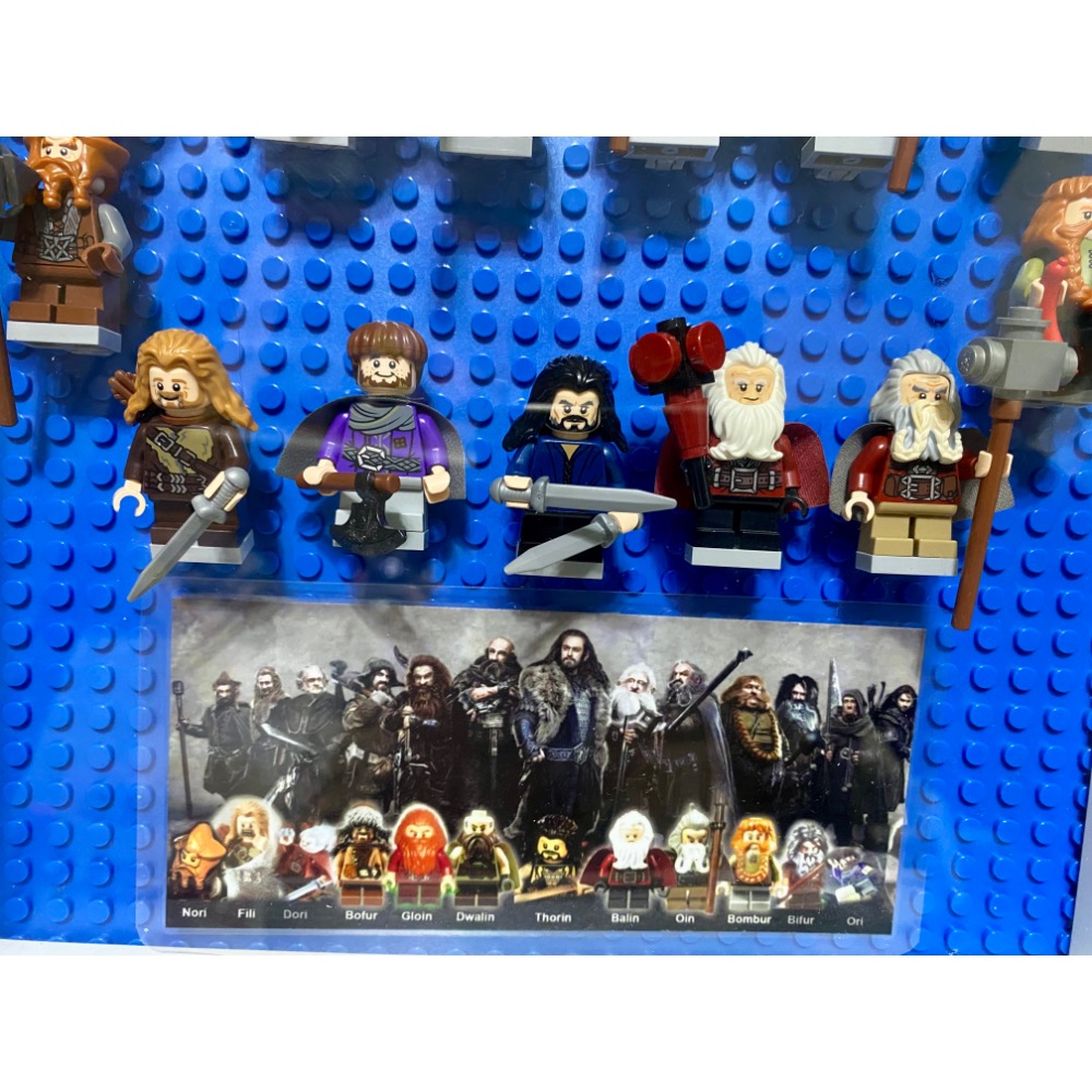 ［步步高］展品lego 樂高魔戒13矮人（含展示框）-細節圖3