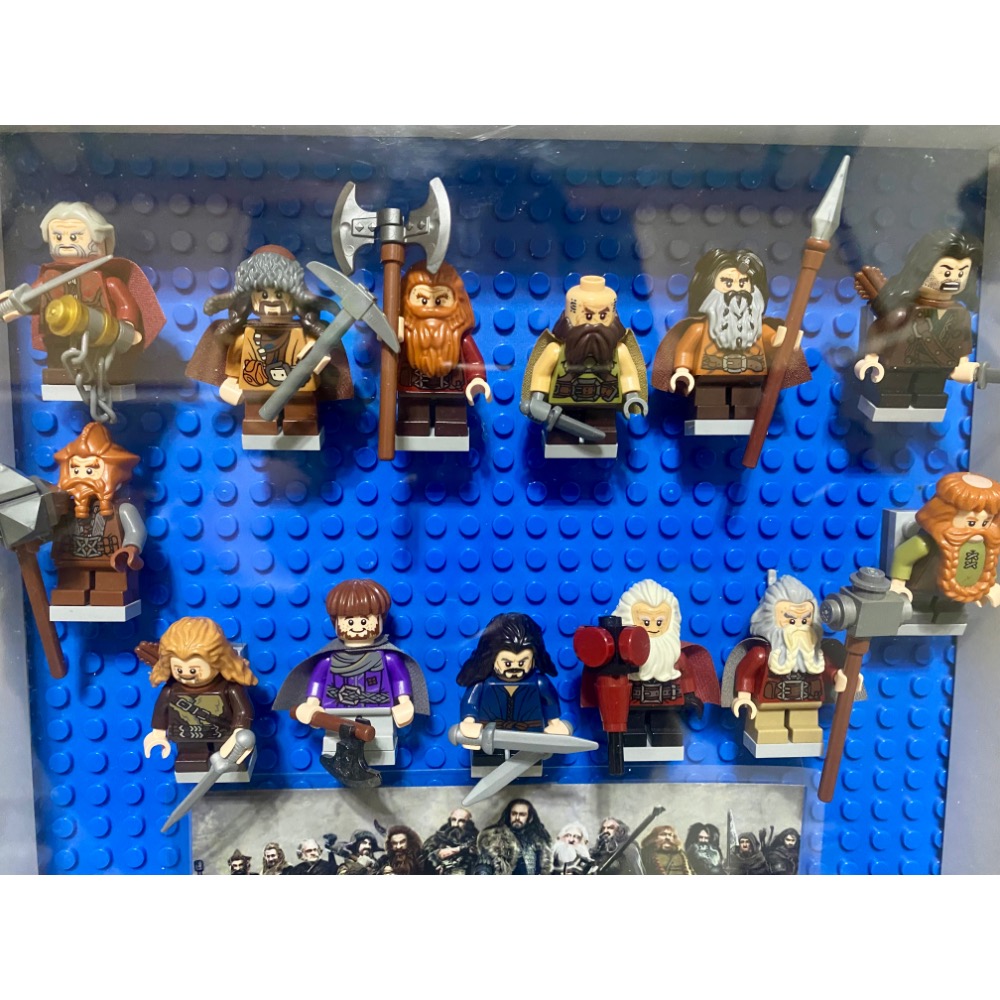［步步高］展品lego 樂高魔戒13矮人（含展示框）-細節圖2