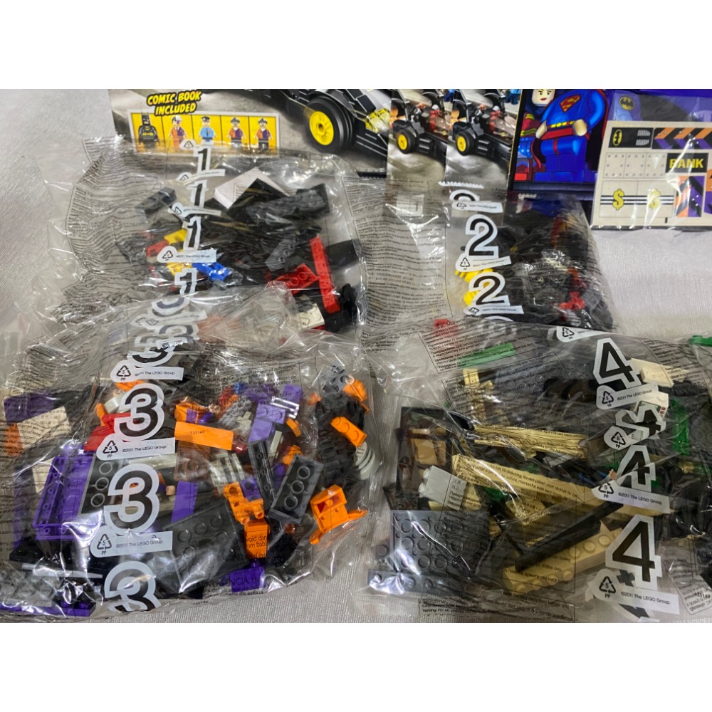 ［步步高］樂高LEGO 6864 蝙蝠俠大戰雙面人（拆盒全新未組、極爛盒當無盒）-細節圖3