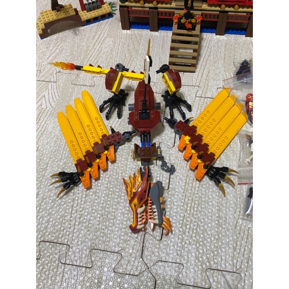 ［步步高］稀有二手已組樂高LEGO 2507 火焰神廟（人偶完整，有書無盒）-細節圖4