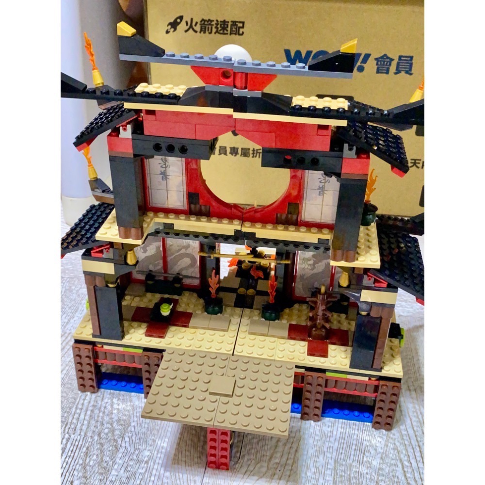 ［步步高］稀有二手已組樂高LEGO 2507 火焰神廟（人偶完整，有書無盒）-細節圖7