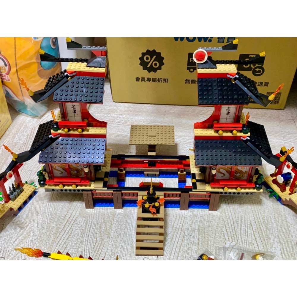 ［步步高］稀有二手已組樂高LEGO 2507 火焰神廟（人偶完整，有書無盒）-細節圖8