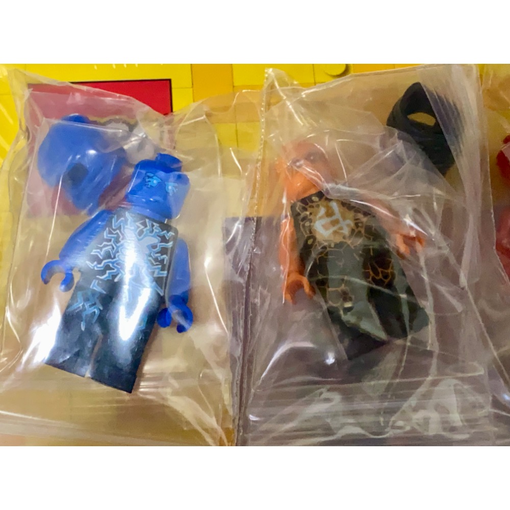 ［步步高］絕版樂高LEGO 含70590等 空術忍者全套六隻（近新入袋，關節正常、附全新八格樂高展示盒）-細節圖5
