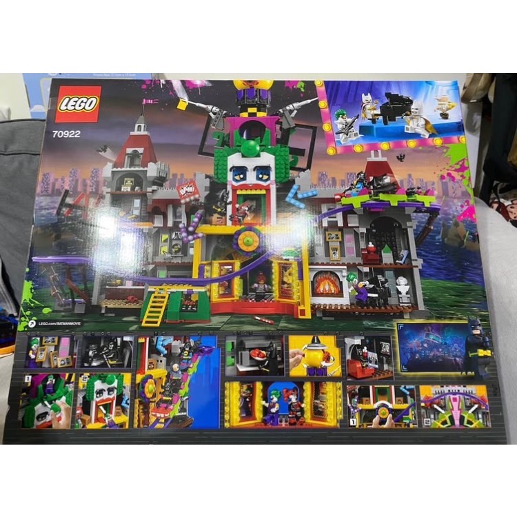 【步步高】頂級絕版樂高 LEGO 超級英雄系列 70922 小丑莊園（全新未拆微痕盒）-細節圖2