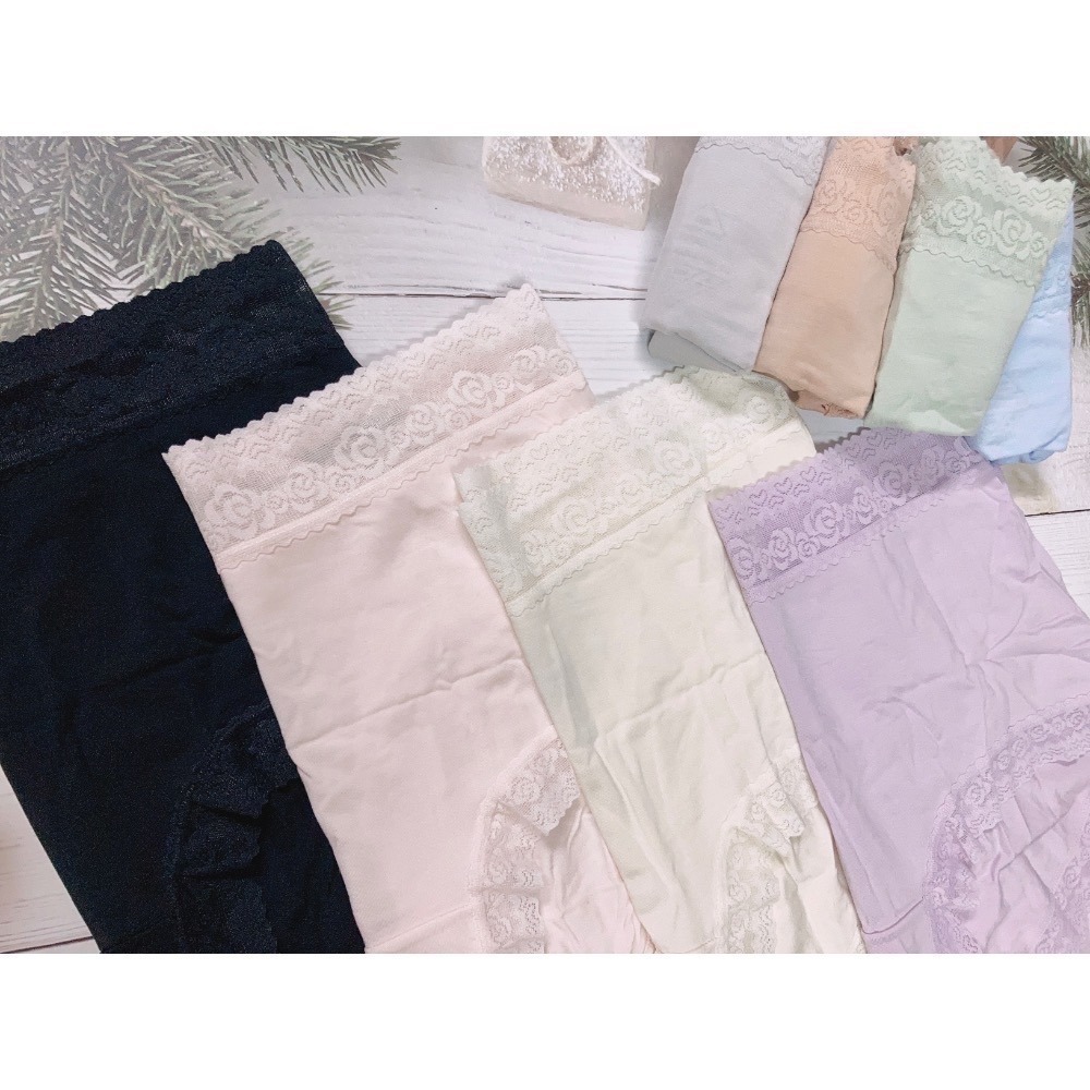 如絲如嫿 玫瑰蕾絲80支莫代爾桑蠶絲內褲-細節圖3