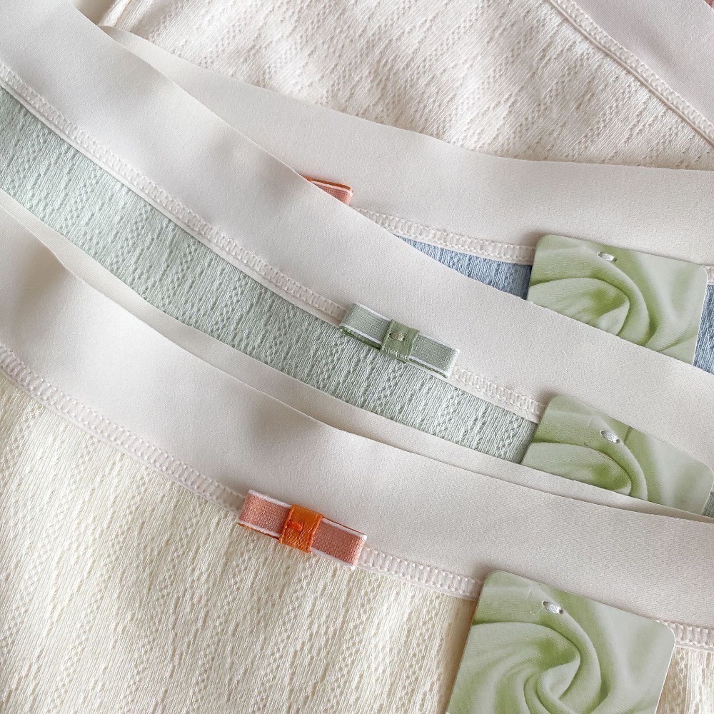 如絲如嫿 法式5A棉奶油色內褲-細節圖8