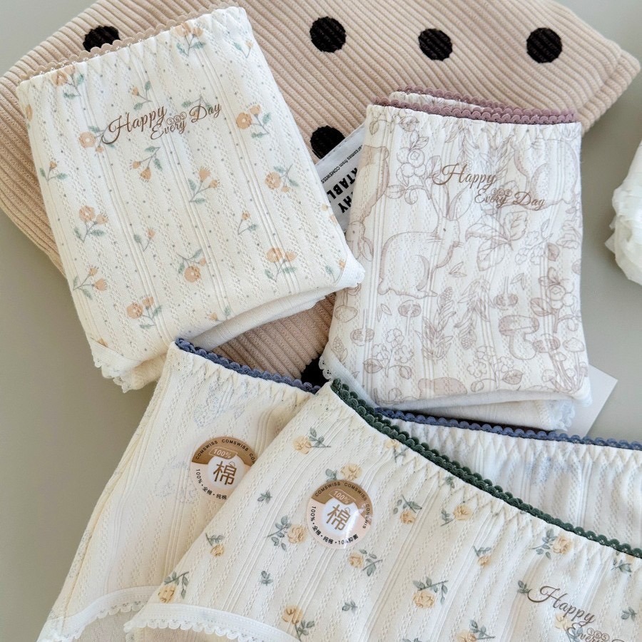 如絲如嫿 森林奇境純棉內褲-細節圖4