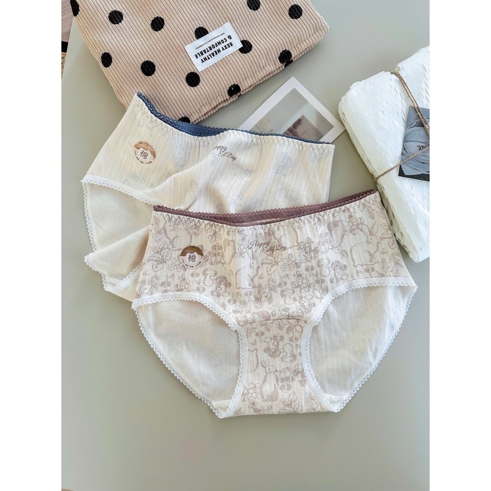 如絲如嫿 森林奇境純棉內褲-細節圖7