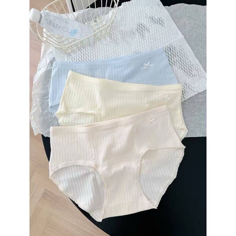 如絲如嫿 少女蝴蝶結純棉內褲-細節圖4