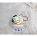 💖Dream’s 手作💖山茶花小香風毛線編織吊飾，幸運吊飾、手機吊飾、鑰匙圈吊飾、婚禮小物-規格圖10