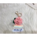 💖Dream’s 手作💖山茶花小香風毛線編織吊飾，幸運吊飾、手機吊飾、鑰匙圈吊飾、婚禮小物-規格圖10