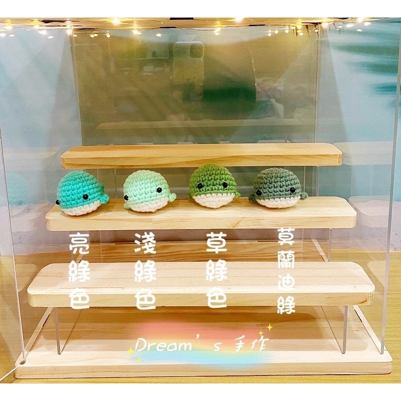 💖Dream’s 手作💖DIY手工毛線編織-可愛鯨魚吊飾成品，手機吊飾，鑰匙圈吊飾，婚禮小物-細節圖3