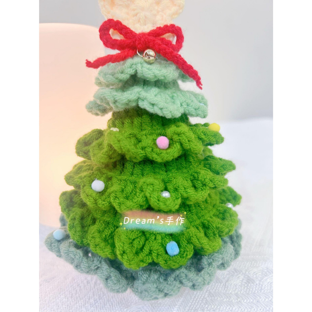 💖Dream’s 手作💖 🎄漸層聖誕樹｜毛線編織手作擺飾-細節圖5