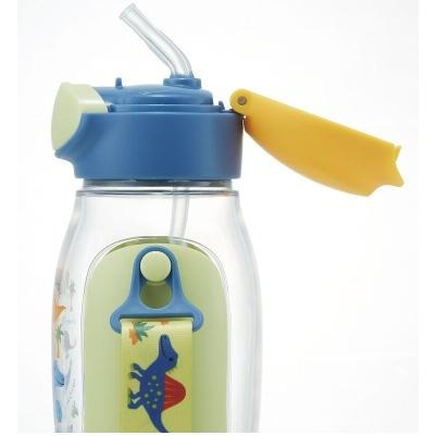 Skater 恐龍吸管飲用型水瓶 530ml 幼童水壺 兒童吸管水瓶 幼稚園上課專用水壺 小孩出門吸管是水瓶-細節圖2