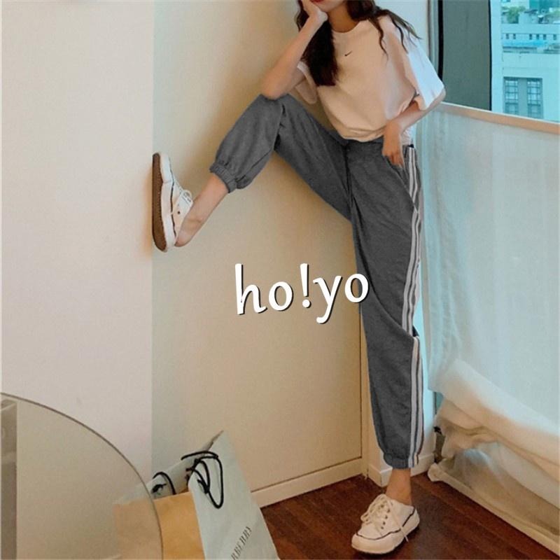 保暖德絨面料 秋冬 鬆緊彈力 高腰 休閒褲 休閒長褲 保暖褲 暖暖褲 束口褲 縮口褲 運動褲 長褲女 哈倫褲 工作褲-細節圖7