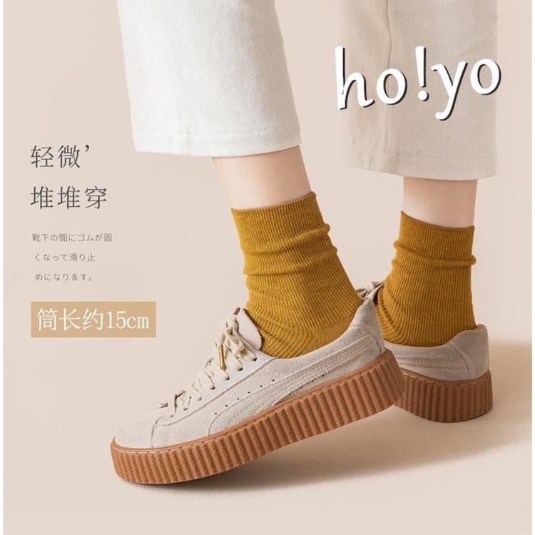 日系原單超值組🇹🇼10雙入 莫蘭迪 素色襪子 中筒襪 襪子 堆堆襪 短襪 棉襪可愛襪 糖果襪 百搭潮襪 學院 韓版 素襪-細節圖6