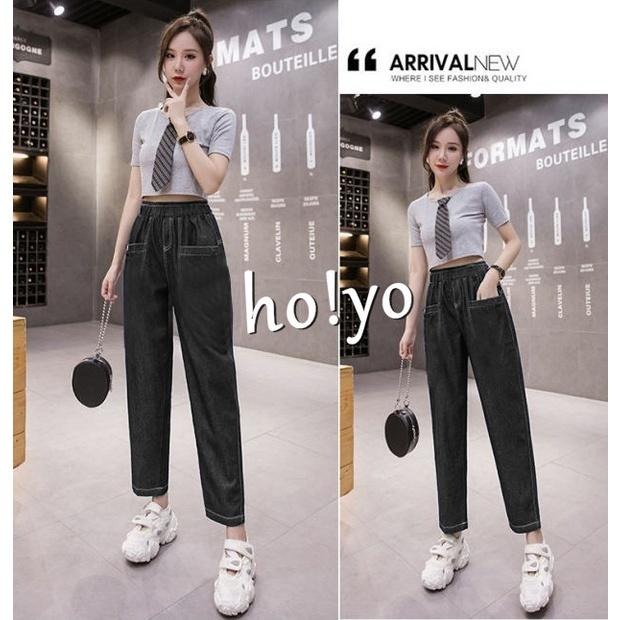 熱銷款🇹🇼哈倫褲 牛仔褲 牛仔長褲 牛仔褲 寬鬆長褲 長褲女 女生褲子 高腰長褲 高腰牛仔褲 工作褲 老爺褲 中大尺碼-細節圖5