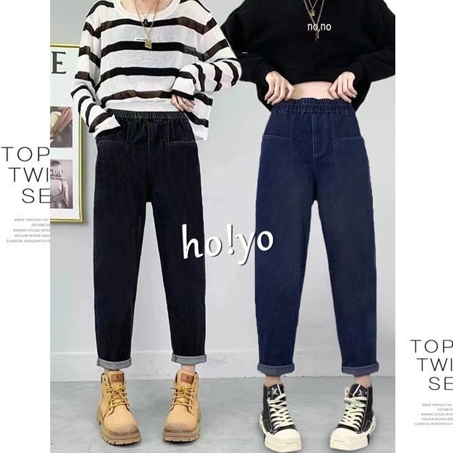 熱銷款🇹🇼哈倫褲 牛仔褲 牛仔長褲 牛仔褲 寬鬆長褲 長褲女 女生褲子 高腰長褲 高腰牛仔褲 工作褲 老爺褲 中大尺碼-細節圖7