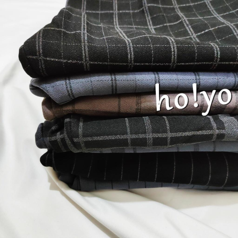 搶手🇹🇼 中厚抗皺 日系 哈倫褲 英倫風 格子褲 老爺褲 褲子老爹褲 高腰寬褲  秋冬長褲女 休閒褲 休閒長褲 冬天褲子-細節圖3