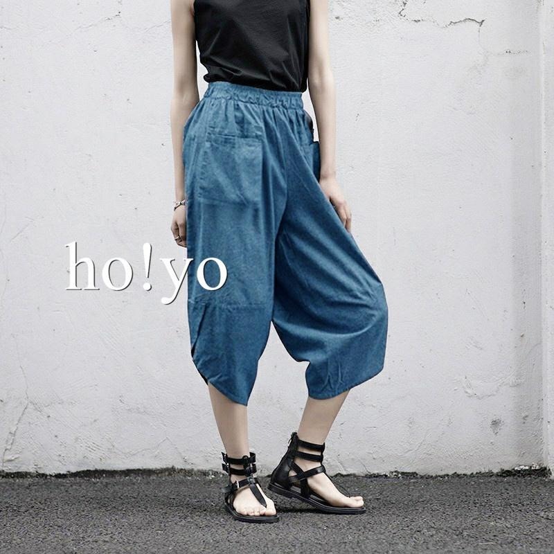 台灣現貨🇹🇼寬鬆透氣 鬆緊高腰 哈倫褲 棉麻褲 七分褲 八分褲 顯瘦修身 闊腿褲 飛鼠褲 花苞褲 寬褲 棉麻寬褲 休閒褲-細節圖4