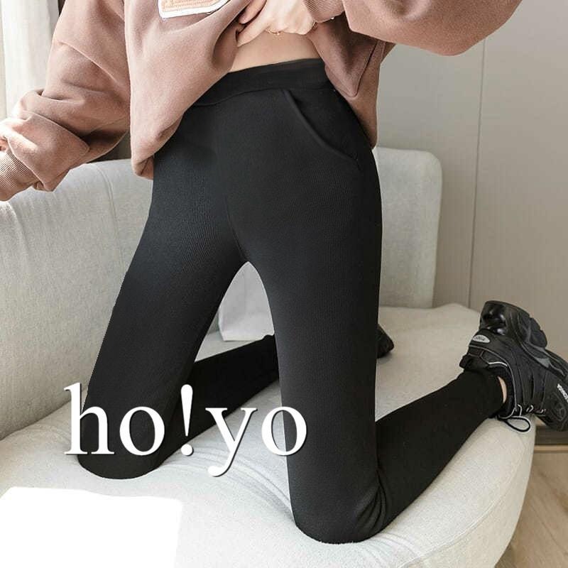 台灣現貨🇹🇼高腰大尺碼 莫代爾 口袋內搭褲 超彈力顯瘦 內搭褲女 打底褲 黑褲休閒 長褲  運動褲 褲子 緊身褲 瑜伽褲-細節圖4