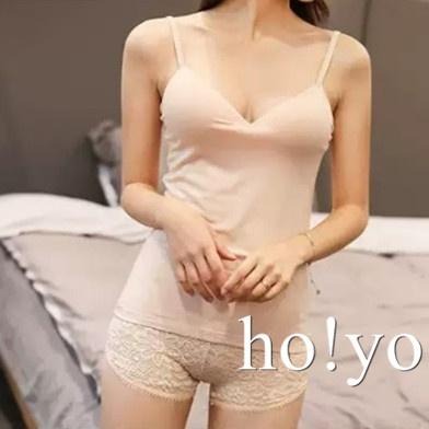 台灣現貨🇹🇼免穿內衣 可調肩帶 3D一體罩杯 莫代爾上衣 莫代爾背心 無鋼圈 莫代爾睡衣 內搭 打底衫 Bra背心 內衣-細節圖6