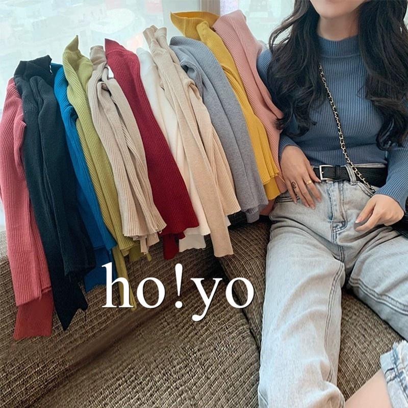 台灣現貨🇹🇼柔軟親膚 包芯紗 半高領 立領 針織衫 坑條貼身毛衣 修身打底衫 保暖 顯瘦性感百搭 針織上衣 女生長袖上衣-細節圖8