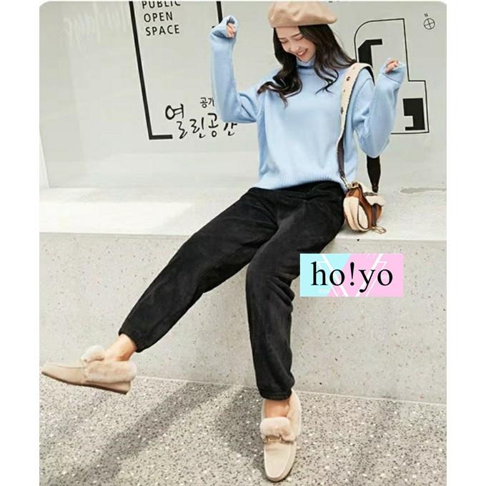 台灣現貨🇹🇼 保暖褲 暖暖褲 珊瑚絨 睡褲 睡衣冬天 長褲 刷毛褲 保暖睡衣 保暖長褲 居家褲 內睡衣 珊瑚絨睡衣-細節圖3