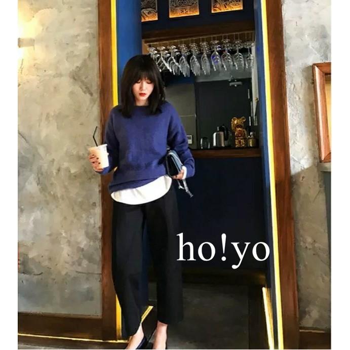 台灣現貨7色 百搭口袋 棉麻 寬褲 女 顯瘦 A字寬褲 九分褲 大尺碼 寬鬆休閒褲 休閒長褲 闊腿褲 長褲 高腰褲 褲子-細節圖4